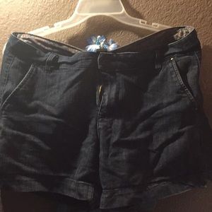 Jean shorts, blue denim